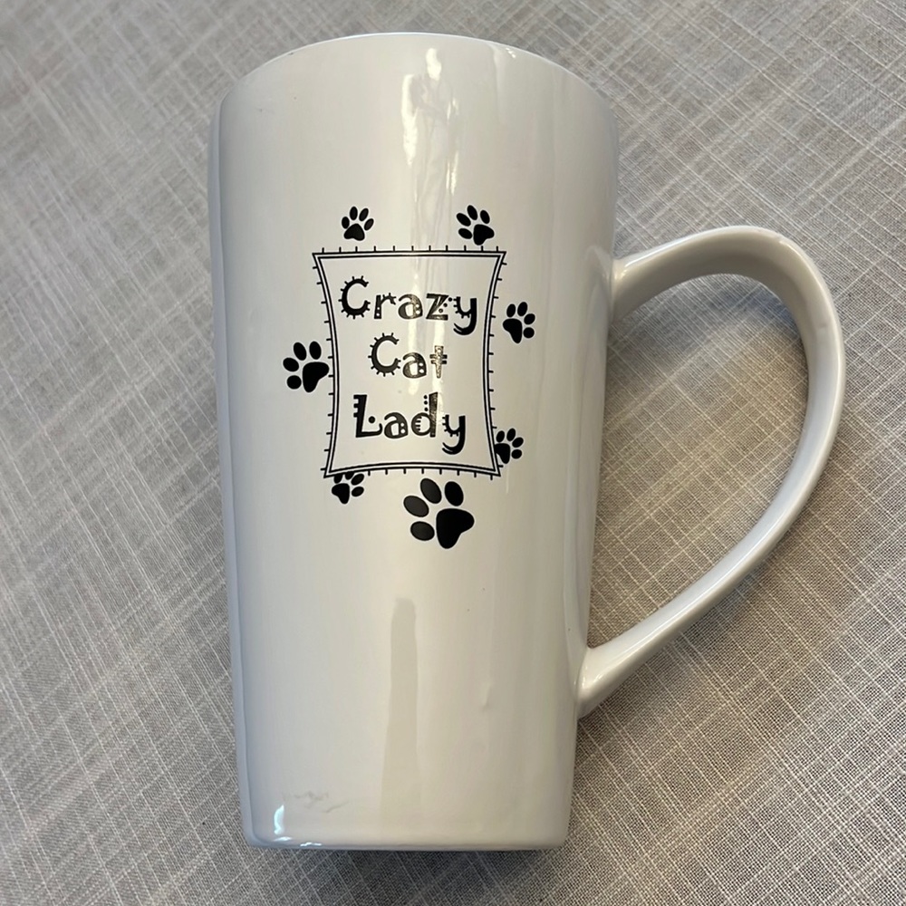 Extra large Crazy Cat Lady mug